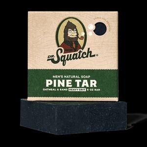 Dr Squatch 5 OZ Men's Natural Pine Tar Bar Soap